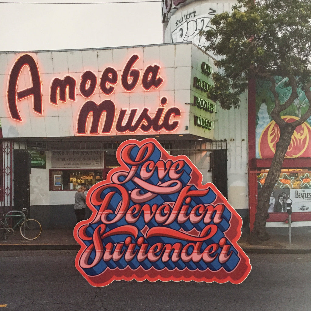 Love Devotion Surrender Sticker (Red)