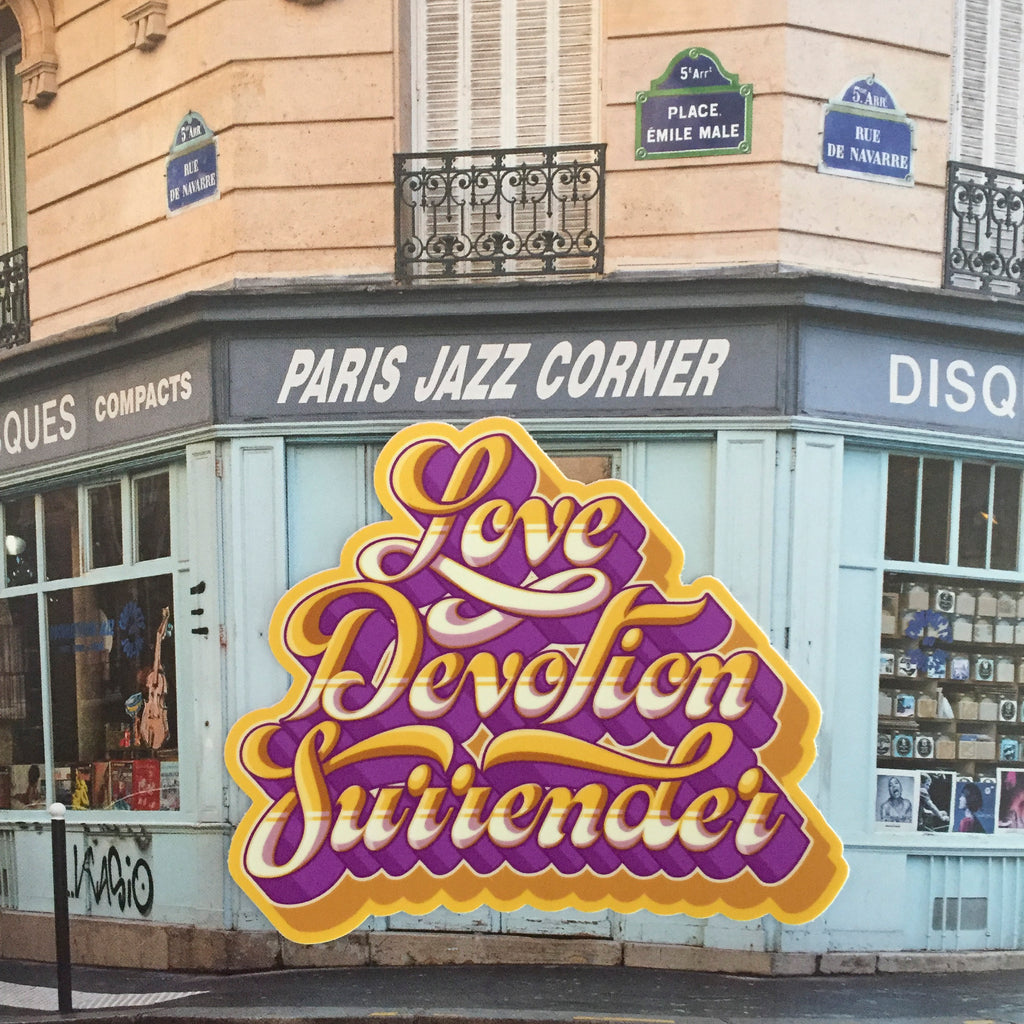 Love Devotion Surrender Sticker (Yellow)
