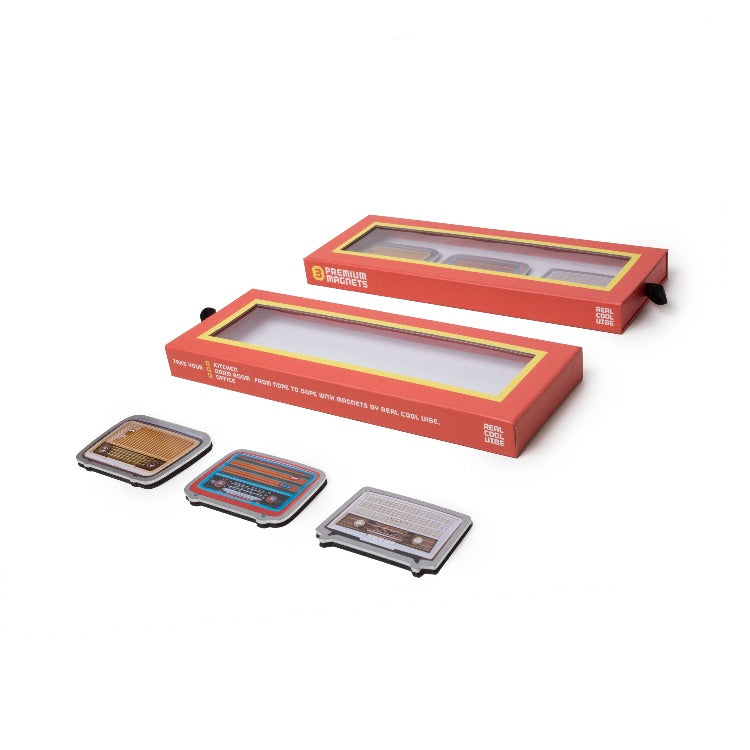 Magnets by Real Cool Vibe - Vintage Radios - Premium Packaging