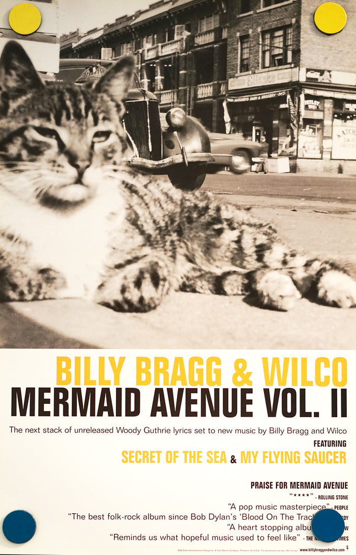 Bill Bragg & Wilco Merrmaid Avenue Volume II Poster