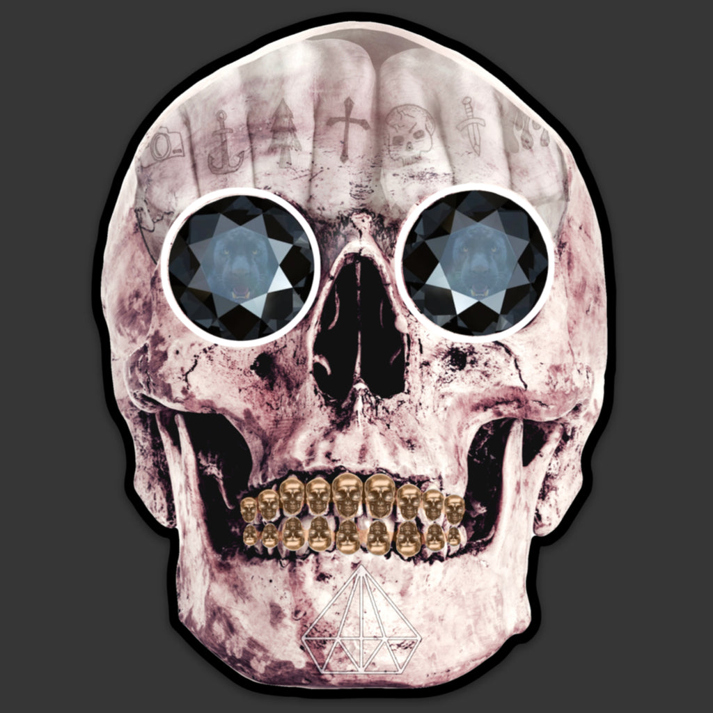 Dark Skull Sticker