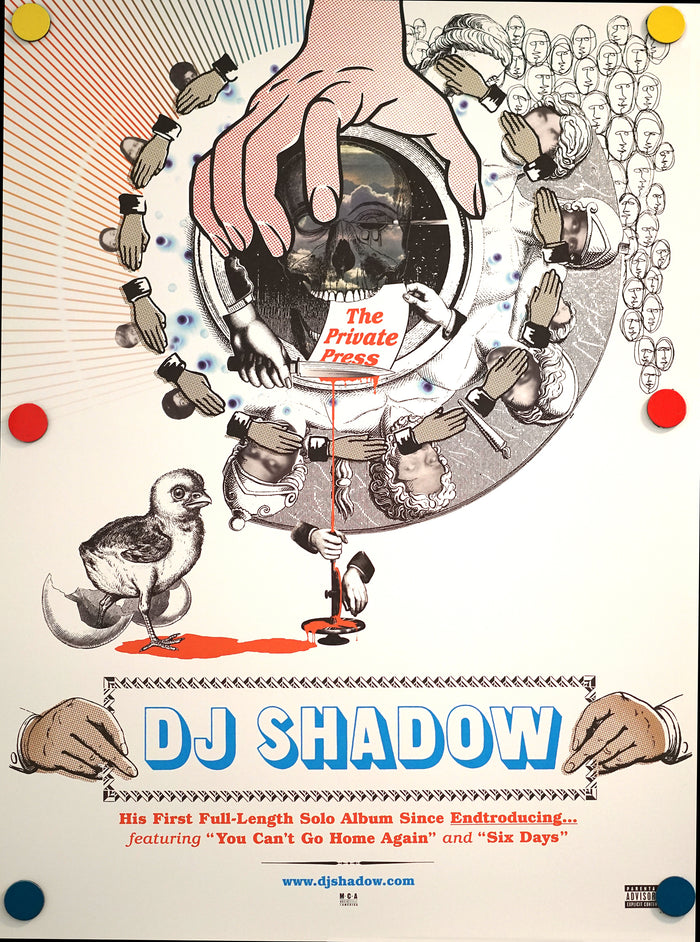 DJ Shadow Private Press Poster