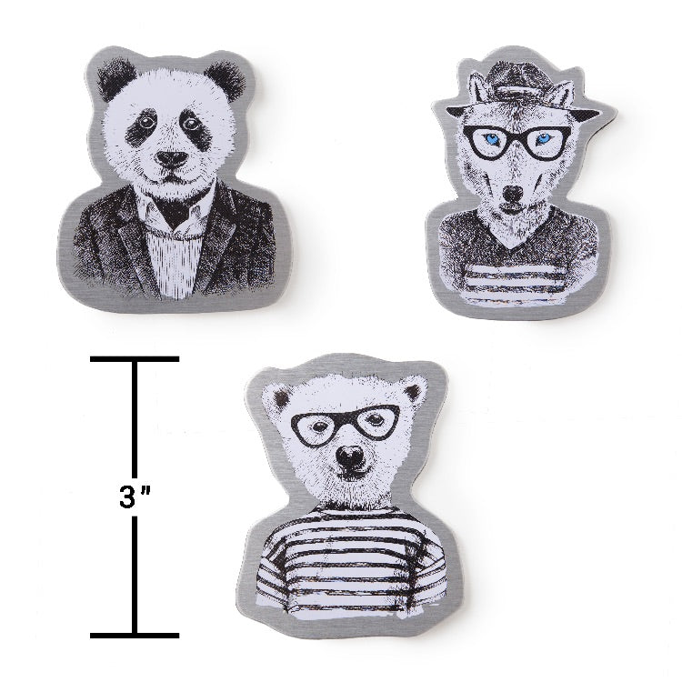 Cool Magnets | Hipster Animals