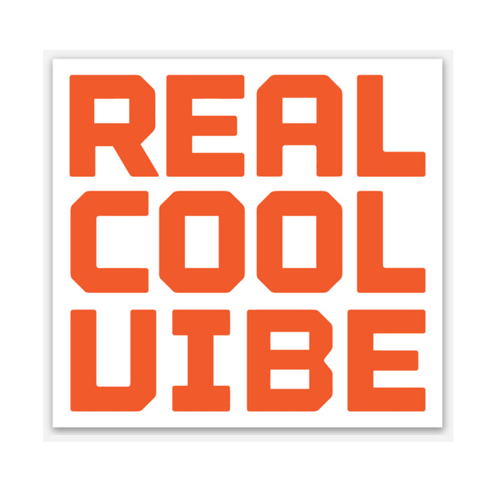 Real Cool Vibe - Logo Sticker