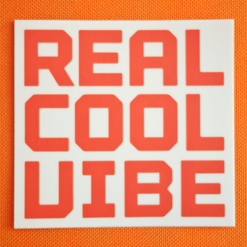 Real Cool Vibe - Logo Sticker