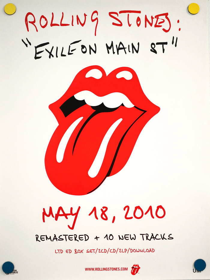 Rolling Stones Exile On Main St. Poster